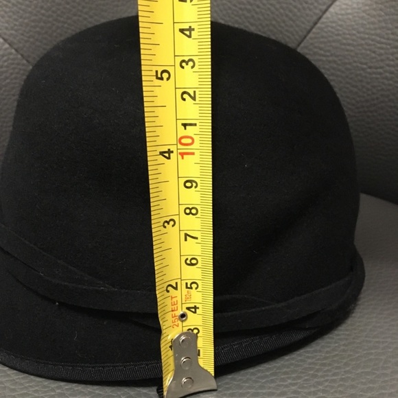 Nine West 20s Flapper Style Wool Cloche Bucket Hat - Picture 7 of 7